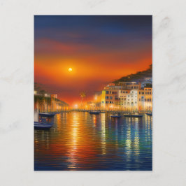 Ibiza is een klein eilandje in het Mediterrane Zee Briefkaart