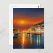 Ibiza is een klein eilandje in het Mediterrane Zee Briefkaart (Voorkant / Achterkant)