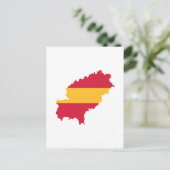 Ibiza kaart vlag Spanje (Staand voorkant)