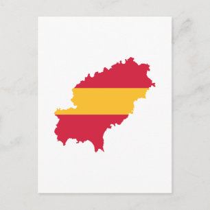 Ibiza kaart vlag Spanje