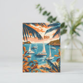 Ibiza kust briefkaart (Staand voorkant)