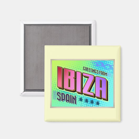 IBIZA MAGNEET (Voorkant / Achterkant)