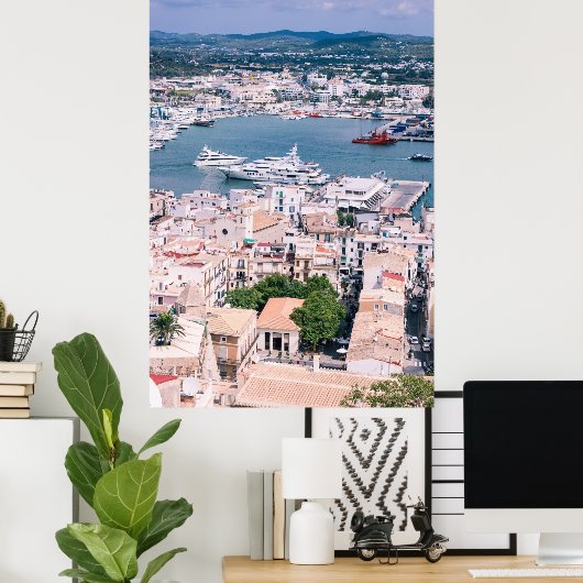 Ibiza Marina Poster (Thuiskantoor)