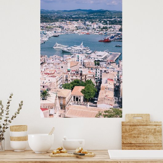 Ibiza Marina Poster (Keuken)
