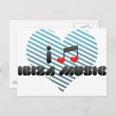 Ibiza Music fan Briefkaart (Voorkant / Achterkant)