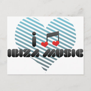 Ibiza Music fan Briefkaart