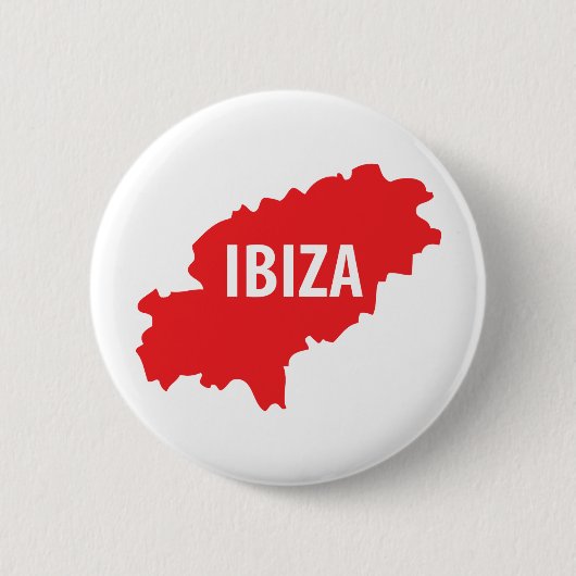 Ibiza-pictogram Ronde Button 5,7 Cm (Voorkant)