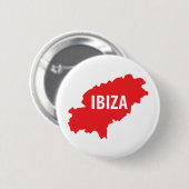 Ibiza-pictogram Ronde Button 5,7 Cm (Voorkant /achterkant)