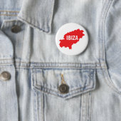 Ibiza-pictogram Ronde Button 5,7 Cm (In situ)