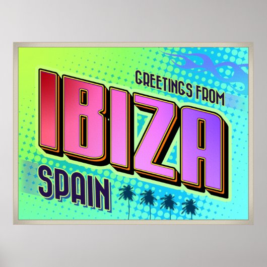 IBIZA-poster Poster (Voorkant)