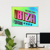 IBIZA-poster Poster (Thuiskantoor)
