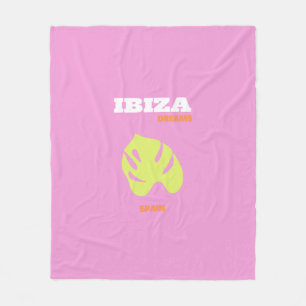 Ibiza, Preppy, Preppy Room, Roze Fleece Deken