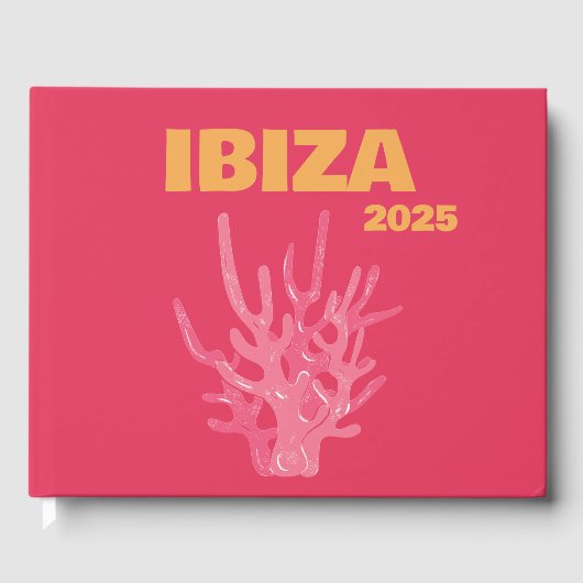 Ibiza reis salontafelboek gastenboek (Voorkant)