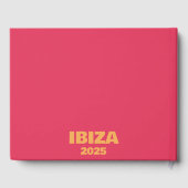 Ibiza reis salontafelboek gastenboek (Achterkant)