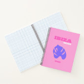 Ibiza, Reiskunst, Preppy, Preppy Kamer, Roze Notitieboek (Binnen)