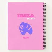 Ibiza, Reiskunst, Preppy, Preppy Kamer, Roze Notitieboek (Achterkant)