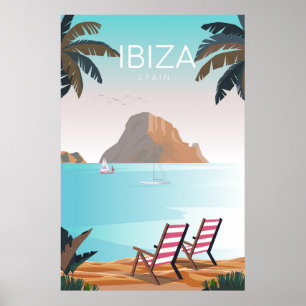 Ibiza reisposter poster
