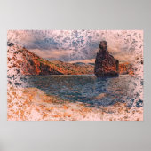 Ibiza: Sa Polleta des Punset & Benirras Sunset Art Poster (Voorkant)