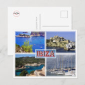 Ibiza ^ San Miquel - Old Town - Santa Eularia Briefkaart (Voorkant / Achterkant)