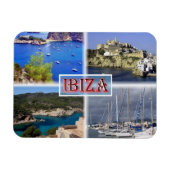Ibiza ^ San Miquel - Old Town - Santa Eularia - Magneet (Horizontaal)