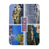 Ibiza ^ San Miquel - Old Town - Santa Eularia - Magneet (Verticaal)