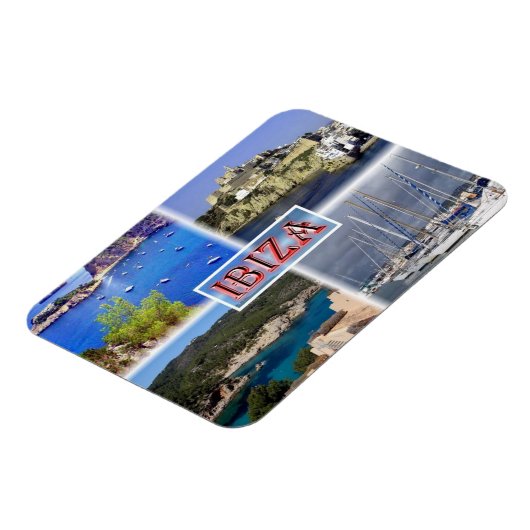 Ibiza ^ San Miquel - Old Town - Santa Eularia - Magneet (Linkerzijde)