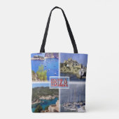 Ibiza ^ San Miquel - Old Town - Santa Eularia - Tote Bag (Achterkant)