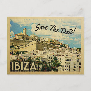 Ibiza Save the Date Spain Aankondigingskaart