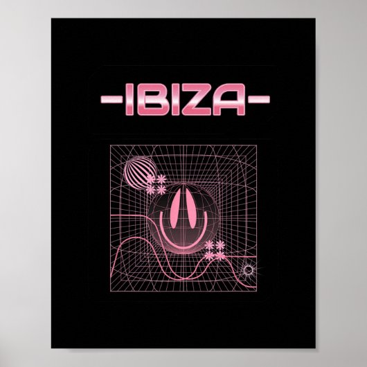 Ibiza Souvenir Poster (Voorkant)