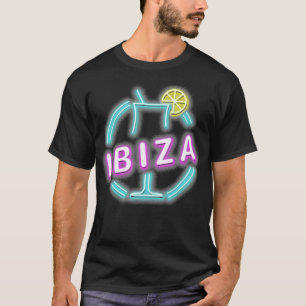 Ibiza Spain Cocktail Summer Design T-shirt