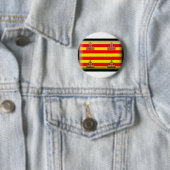 Ibiza Spain Flag Ronde Button 5,7 Cm (In situ)