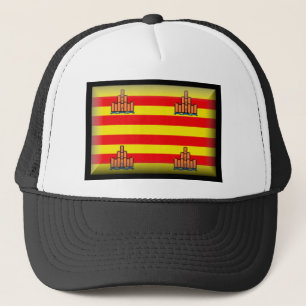 Ibiza Spain Flag Trucker Pet