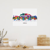 Ibiza Spain Skyline Poster (Keuken)