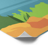 Ibiza Spain Travel  Art Poster (Hoek)