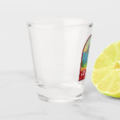 Ibiza Spain Travel  Art Shot Glas (Links)