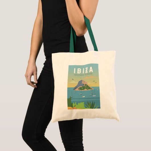 Ibiza Spain Travel  Art Tote Bag (Voorkant (product))