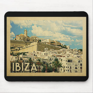 Ibiza Spain Vintage Travel Muismat