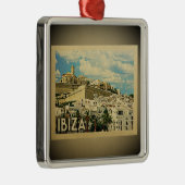 Ibiza Spain Vintage Travel Ornament (Rechts)