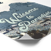 Ibiza Spain Vintage Travel Poster (Hoek)