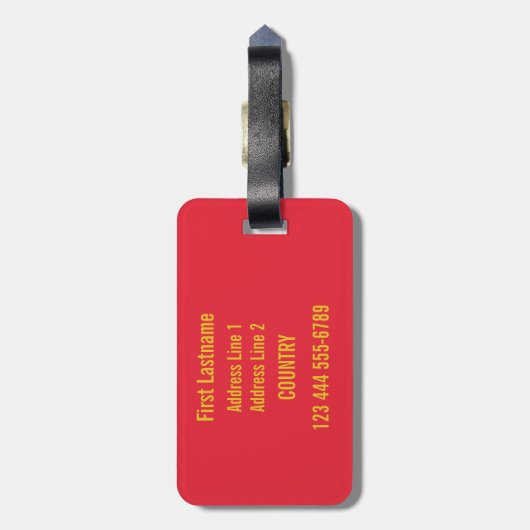 IBIZA Spanje aangepast bagagelabel (Achterkant verticaal)