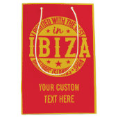 IBIZA Spanje aangepaste cadeaaszakken Medium Cadeauzakje