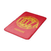 IBIZA Spanje aangepaste monogram badmat (Gekanteld)