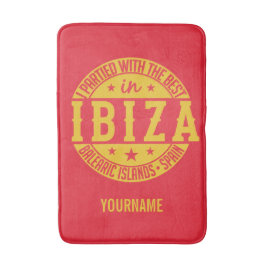 IBIZA Spanje aangepaste monogram badmat