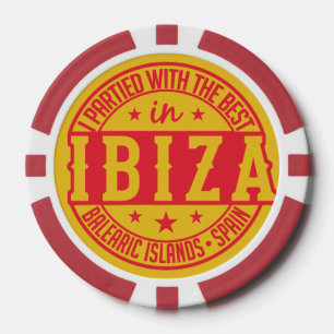IBIZA Spanje aangepaste poker chips