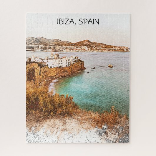 Ibiza Spanje Baleares Island landschappen Legpuzzel (Verticaal)