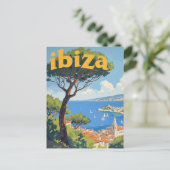 Ibiza Spanje Briefkaart (Staand voorkant)