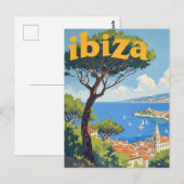 Ibiza Spanje Briefkaart (Voorkant / Achterkant)