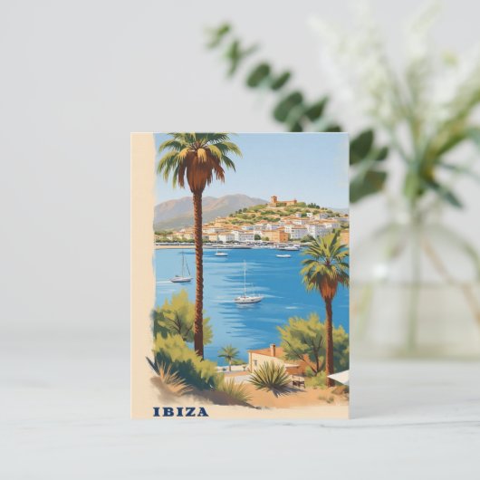 Ibiza Spanje Briefkaart (Staand voorkant)