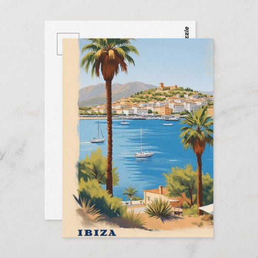 Ibiza Spanje Briefkaart (Voorkant / Achterkant)