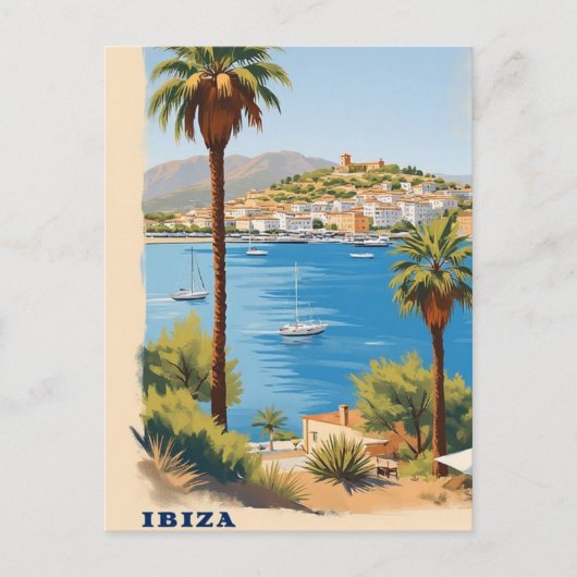 Ibiza Spanje Briefkaart (Voorkant)